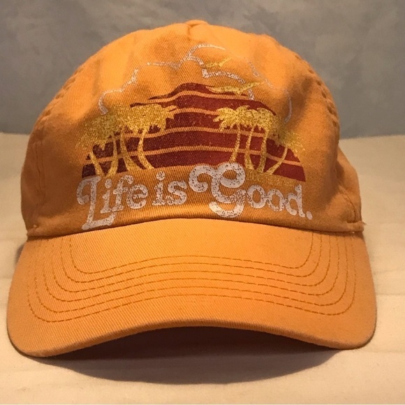 Life is Good Adjustable Beach Cap - Picture 2 of 16